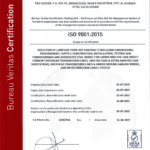 ISO 90012015 Certification